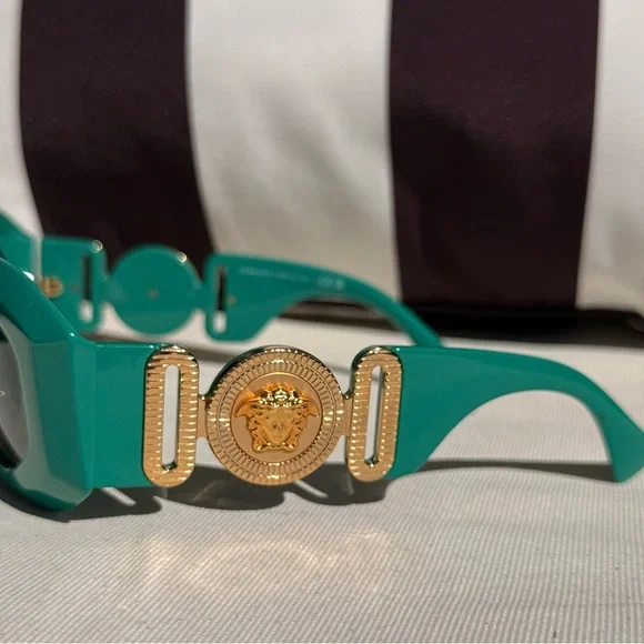 Versace Medusa Teal Sunglasses- Unisex & FABULOUS! display picture 1